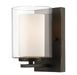 Willow 1 Light Wall Sconce in Olde Bronze