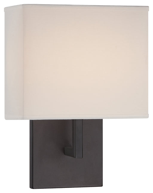 Wall Sconce in Bronze with Textured White