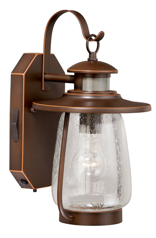 Galway Dualux 7-3/4" Outdoor Wall Light in Burnished Bronze - Lamps Expo
