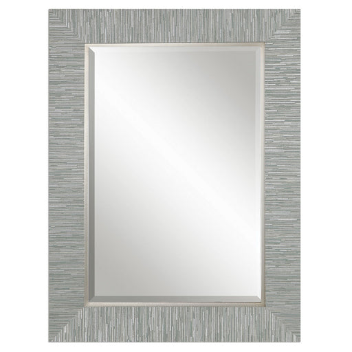 Uttermost's Belaya Gray Wood Mirror Designed by Grace Feyock