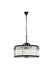 Chelsea 8-Light Chandelier in Matte Black with Clear Royal Cut Crystal