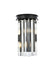Sydney 2-Light Wall Sconce in Matte Black with Clear Royal Cut Crystal