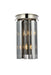Sydney 2-Light Wall Sconce in Polished Nickel with Silver Shade (Grey) Royal Cut Crystal