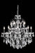St. Francis 12-Light Chandelier in Dark Bronze with Clear Royal Cut Crystal