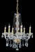 Verona 6-Light Chandelier in Gold with Clear Royal Cut Crystal