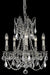 Rosalia 5-Light Pendant in Pewter with Clear Royal Cut Crystal