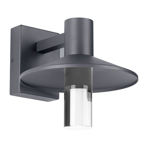 Ash 10" Outdoor Wall Sconce in Charcoal