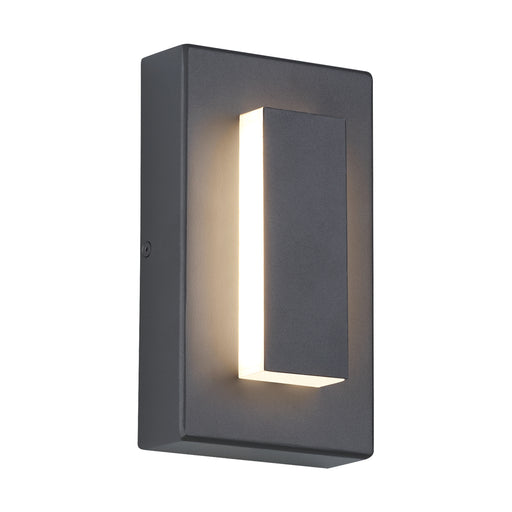 Aspen 8" Outdoor Wall Sconce in Charcoal