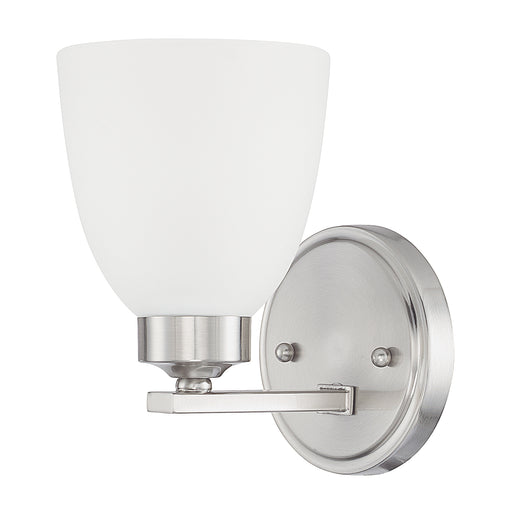 Jameson One Light Wall Sconce in Brushed Nickel