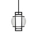 Lucid LED Pendant in Black - Lamps Expo