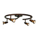 Mirage 4-Light Dimmable LED G Cluster Spot in Bronze Finish