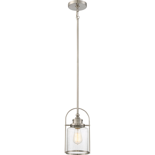 Payson 1-Light Mini Pendant in Brushed Nickel