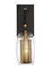 Dunbar 1-Light Sconce in Warm Brass with Bronze accents