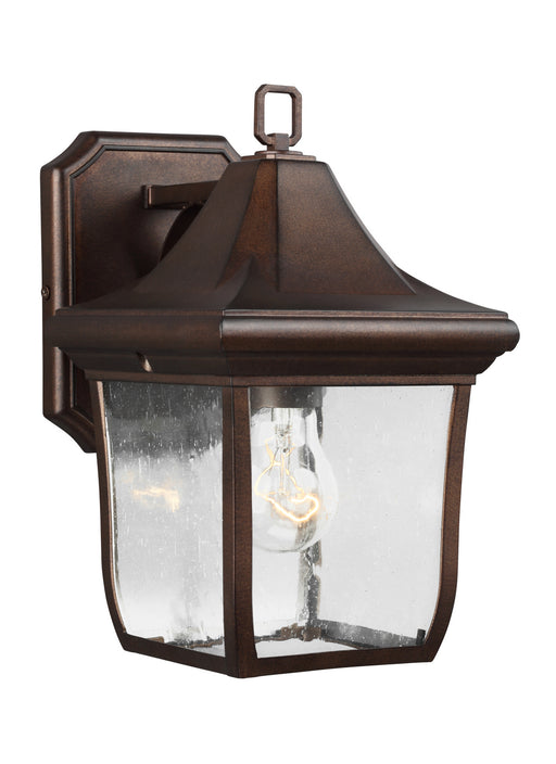 Oakmont Outdoor Lighting in Patina Bronze with Clear Seeded �Glass