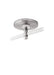 Monorail Hardware 4" Round Direct Feed Canopy in Satin Nickel - Lamps Expo