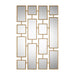 Uttermost's Kennon Forged Gold Rectangles Mirror