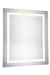 Nova 4 Sides LED Hardwired Mirror Rectangle Dimmable 3000K in Glossy White