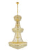 Primo 32-Light Chandelier in Gold with Clear Royal Cut Crystal