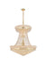 Primo 28-Light Chandelier in Gold with Clear Royal Cut Crystal