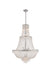 Century 17-Light Chandelier in Chrome with Clear Royal Cut Crystal