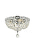 Tranquil 4-Light Flush Mount in Chrome with Clear Royal Cut Crystal