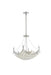 Corona 8-Light Chandelier in Chrome with Clear Royal Cut Crystal