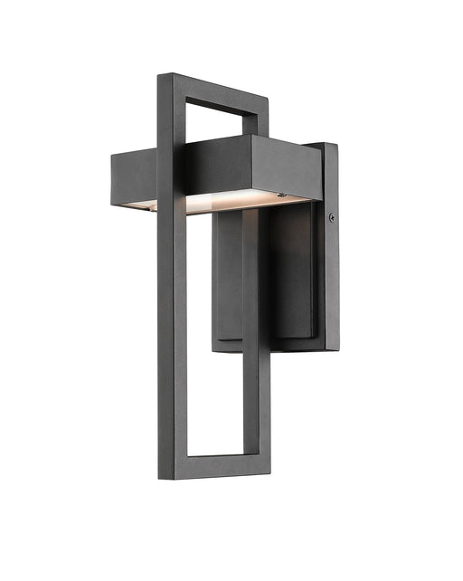 Luttrel 1 Light Outdoor Wall Sconce in Black