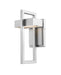 Luttrel 1 Light Outdoor Wall Sconce in Silver