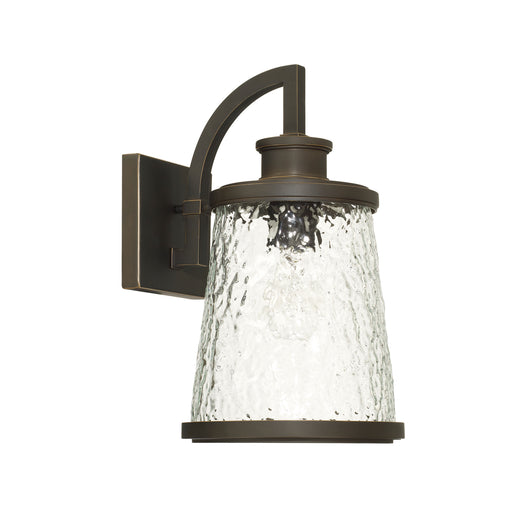 Tory 1 Light Outdoor Wall Lantern in Oiled Bronze