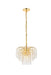 Falls 3-Light Pendant in Gold with Clear Royal Cut Crystal