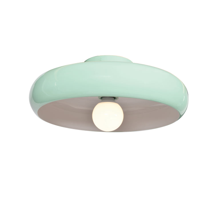 Bistro (small) Round Colored LED Semi Flush Mount - Lamps Expo