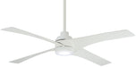 Swept 56" Ceiling Fan in Flat White