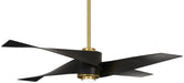 Artemis Iv 64" Ceiling Fan in Soft Brass/Matte Black