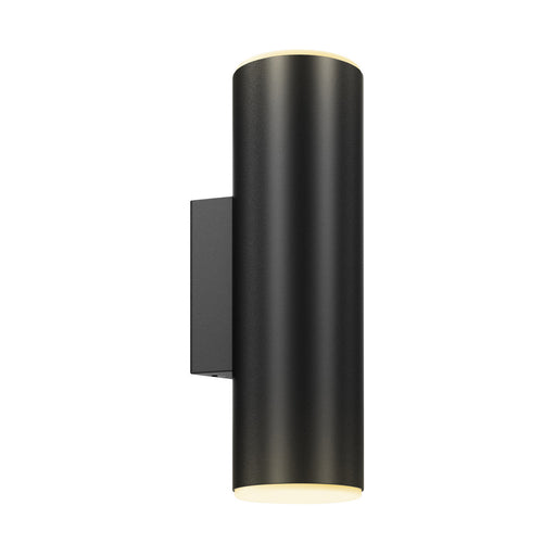 LED Cylinder Sconce in Black