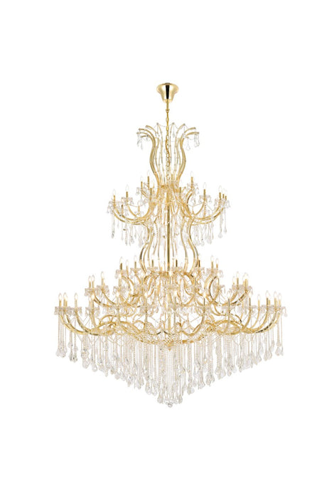Maria Theresa 84-Light Chandelier in Gold with Clear Royal Cut Crystal