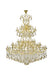 Maria Theresa 84-Light Chandelier in Gold with Golden Teak (Smoky) Royal Cut Crystal