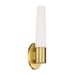 Tusk LED Wall Sconce in Brushed Brass