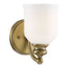Melrose 1-Light Sconce in Warm Brass