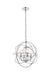 Wallace 4-Light Pendant in Chrome & Clear with Clear Royal Cut Crystal