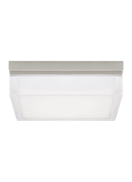Boxie Large Flush Mount in Satin Nickel - Lamps Expo