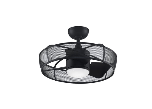 Henry 20 inch Fan in Black with LED Light