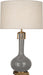 Robert Abbey (ST992) Athena Table Lamp with Open Weave Heather Linen Shade