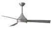 Matthews Fan Company (DA-BS-BW) Donaire 52" Paddle-Style Outdoor Fan in Brushed Stainless with Barnwood Tone Blades