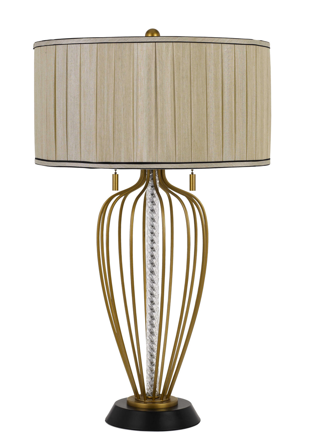 CAL Lighting (BO-2859TB) Uni-Pack 2-Light Table Lamp