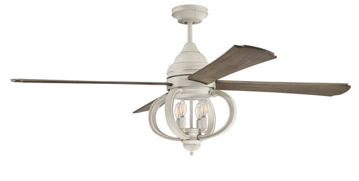 Augusta 4-Light Ceiling Fan in Cottage White