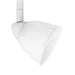 4 87" Tall Serpentine Track Head with Shade in White with Cone White Glass - Lamps Expo
