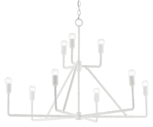Trilling 9-Light Chandelier in Gesso White - Lamps Expo
