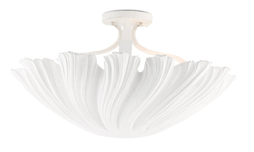 Hadley 3-Light Chandelier in Gesso White - Lamps Expo