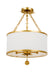 Broche 3-Light Ceiling Mount - Lamps Expo