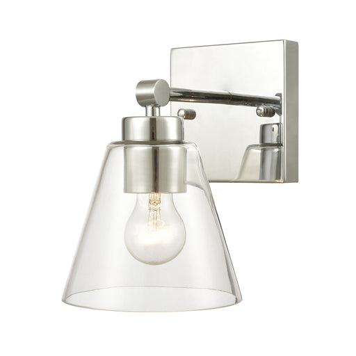 East Point 1-Light Bath Vanity in Polished Chrome